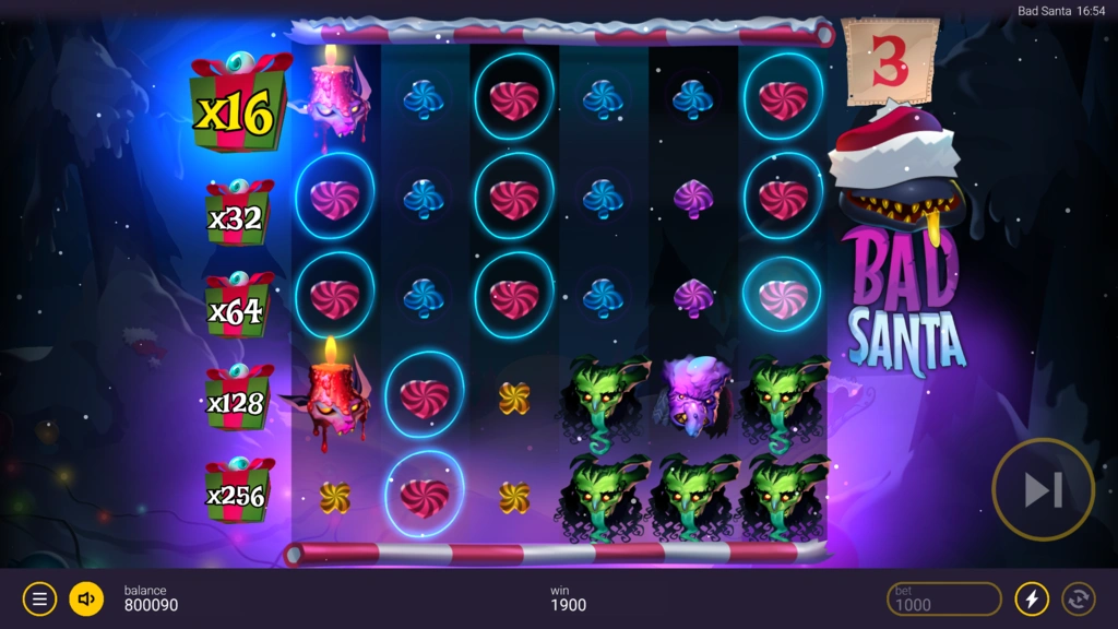 Bad Santa Free Spins